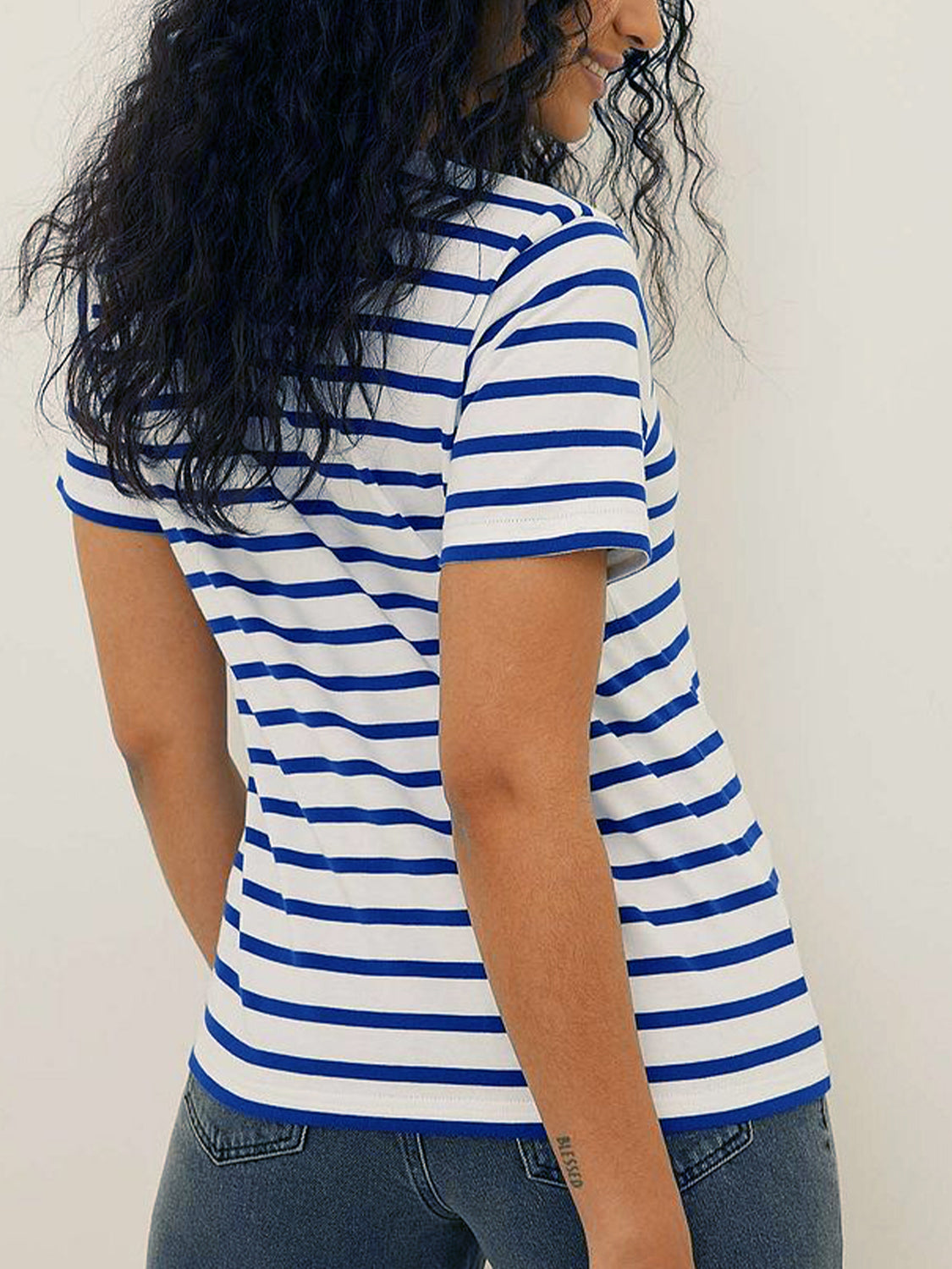 Striped Short Sleeve T-Shirt