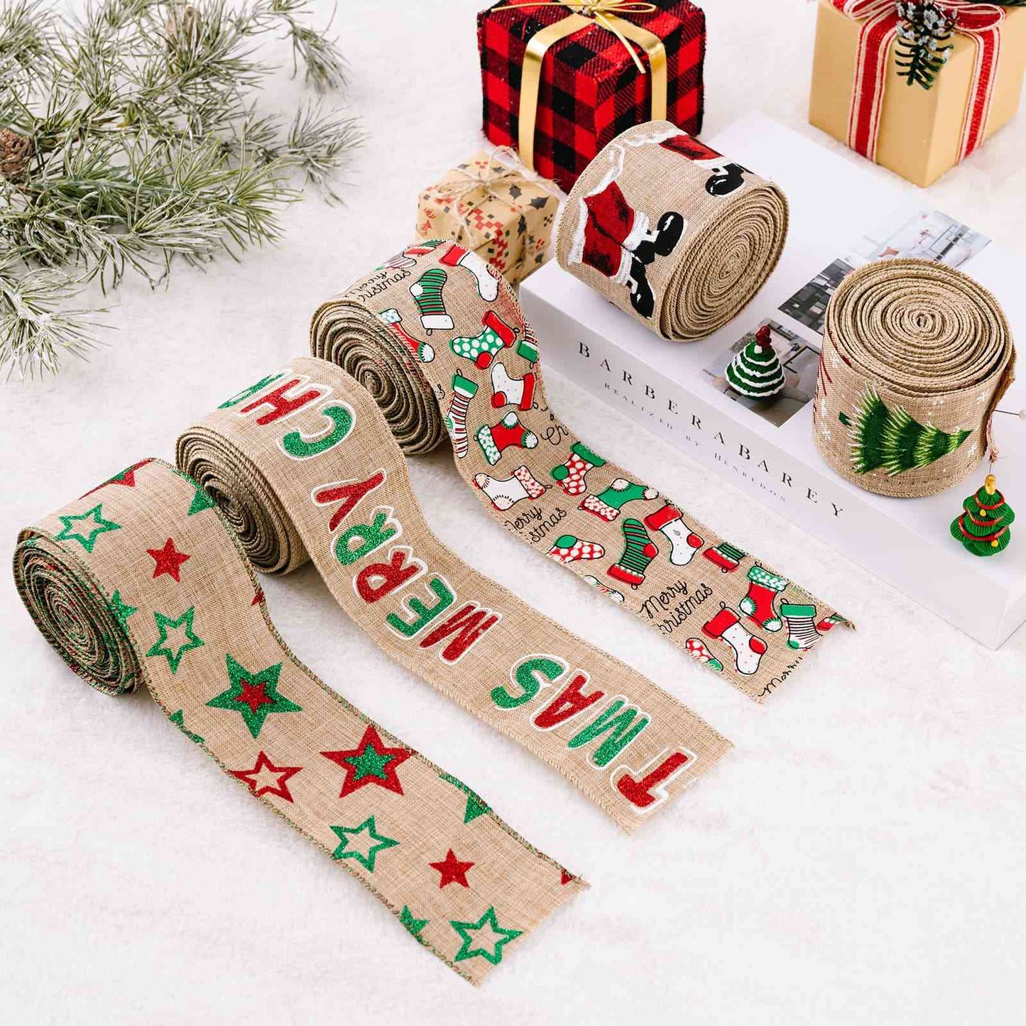 Christmas Polyester Ribbon